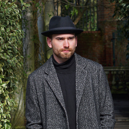 Chapeau Trilby Déformable Blues noir JAXON & JAMES - VENTE EN GROS