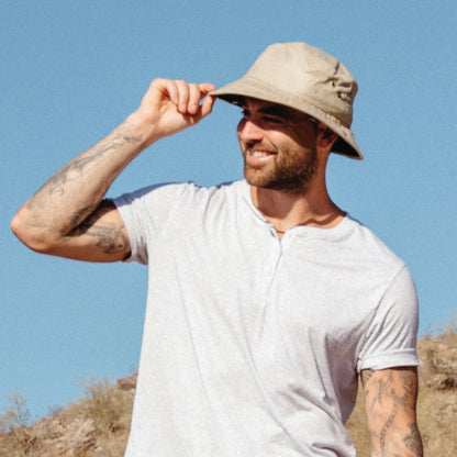 Chapeau Bob Classique Pliable khaki - VENTE EN GROS