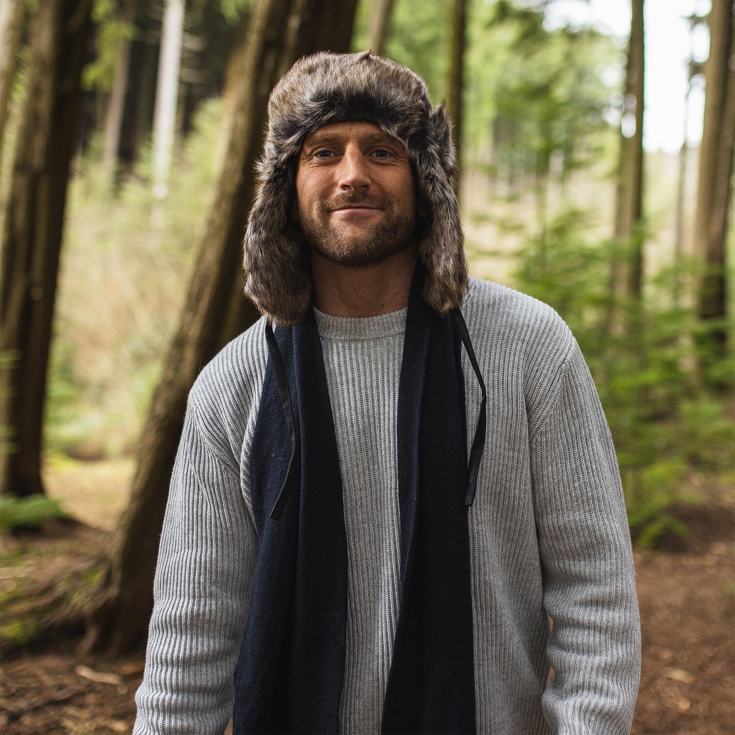 Chapeau Chapka en Similicuir Délavé noir JAXON & JAMES - VENTE EN GROS