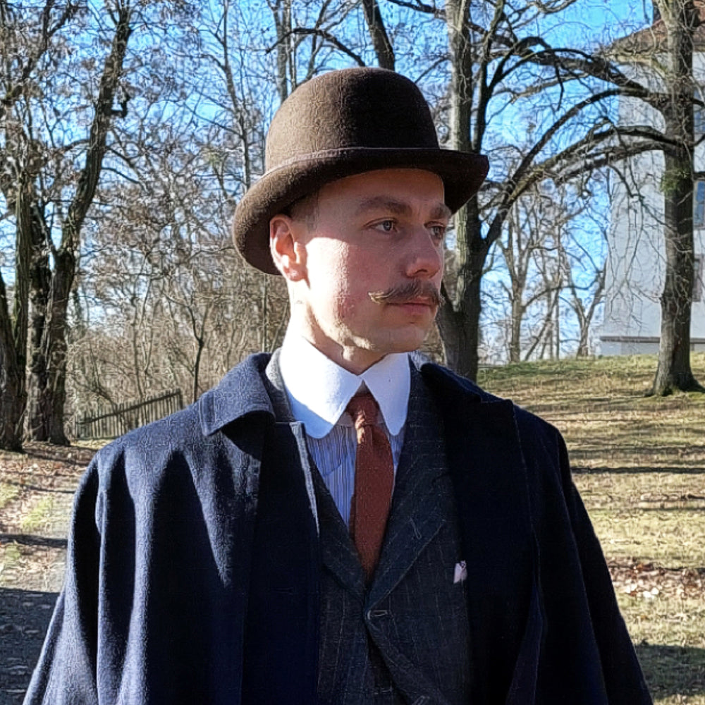 Chapeau Melon marron JAXON & JAMES - VENTE EN GROS