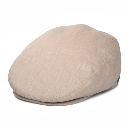 Casquette Plate en Lin naturel JAXON & JAMES - VENTE EN GROS