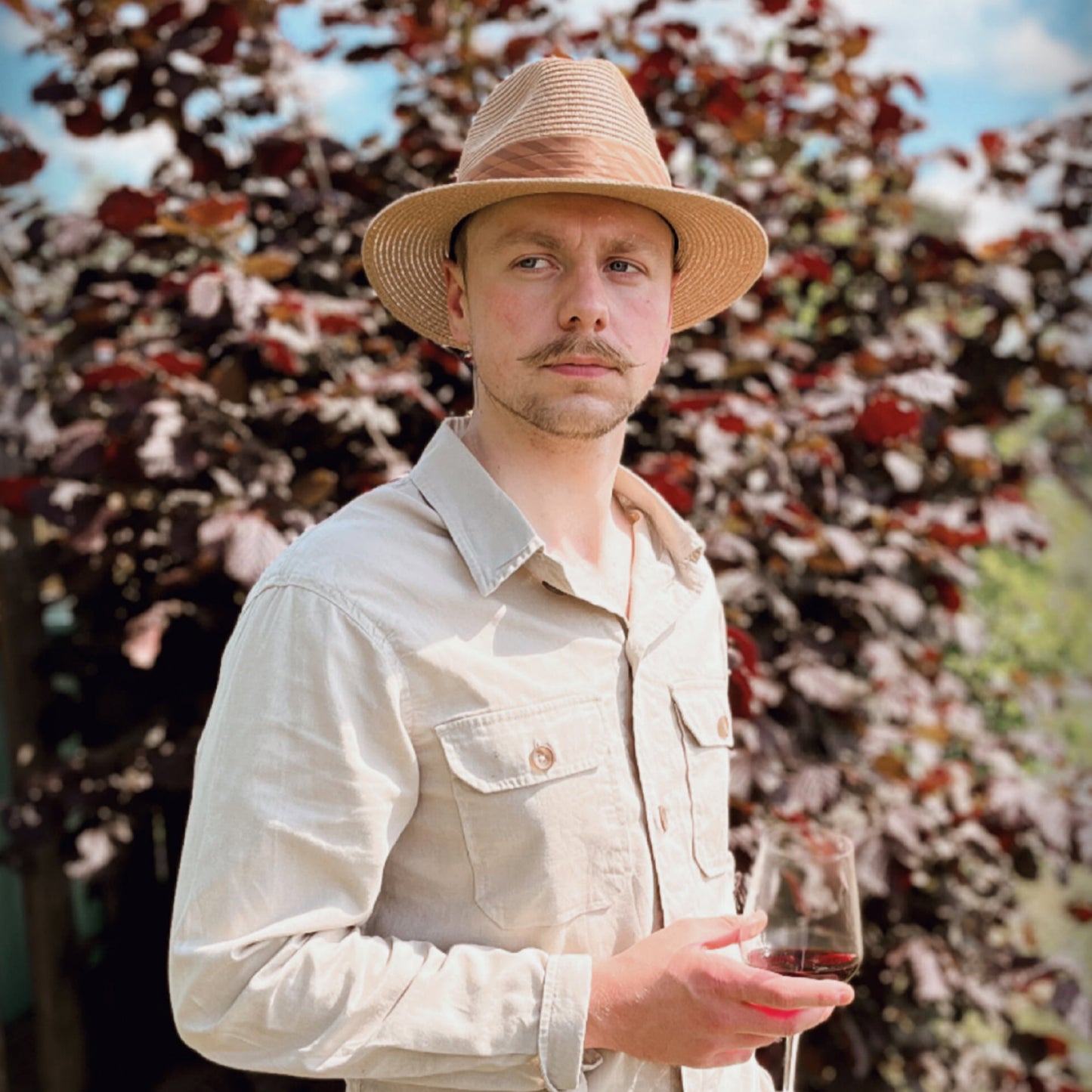 Chapeau Fedora en Paille Toyo Tressée cappuccino JAXON & JAMES - VENTE EN GROS