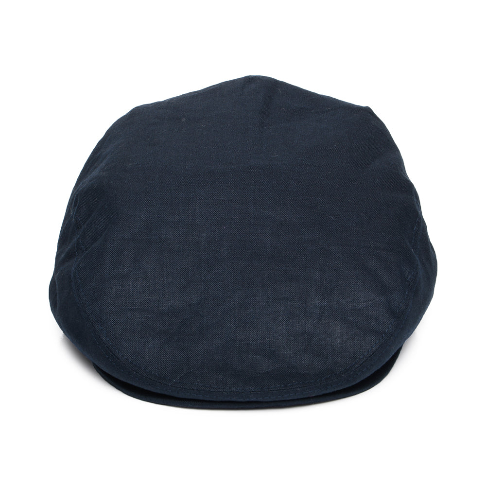 Casquette Plate en Lin bleu marine XX JAXON & JAMES - VENTE EN GROS