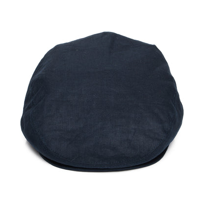 Casquette Plate en Lin bleu marine XX JAXON & JAMES - VENTE EN GROS