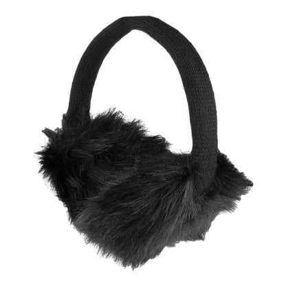 Cache-Oreilles en Fausse Fourrure noir VILLAGE HATS - VENTE EN GROS
