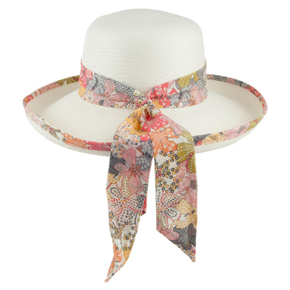 Chapeau Panama à Imprimé Floral Liberty naturel OLNEY