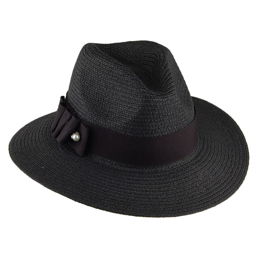 Chapeau Fedora Safari Ellery noir BETMAR