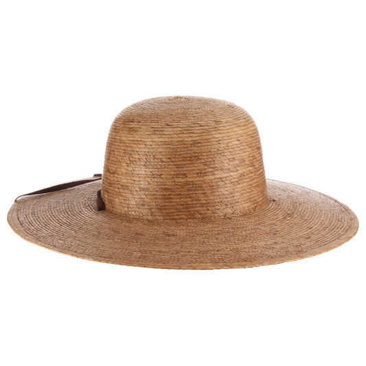 Chapeau Été en Paille de Palmier Tressée Borocay thé SCALA