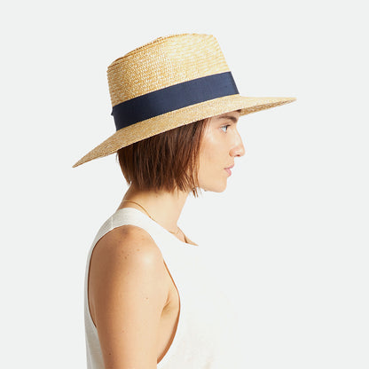 Chapeau Été en Paille Joanna miel BRIXTON