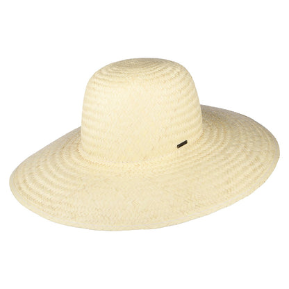 Chapeau Été à Bord Large en Paille Toyo Janae naturel BRIXTON