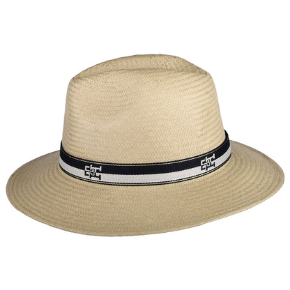 Chapeau Fedora en Paille Toyo Iconic Prep naturel TOMMY HILFIGER