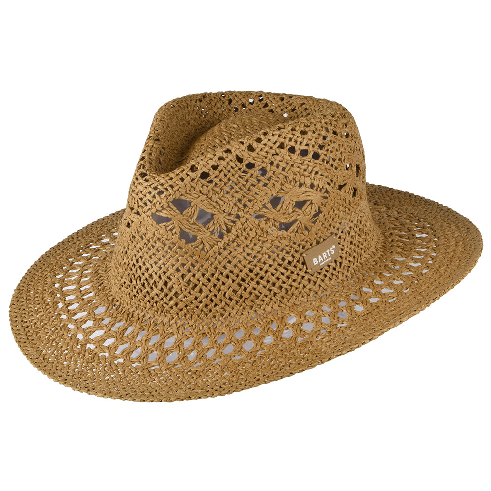 Chapeau Fedora Été Ventilé Aratua marron clair BARTS