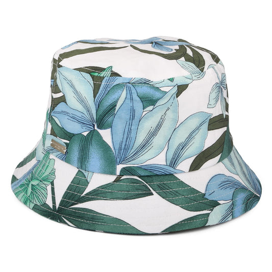 Chapeau Bob Tropical blanc SEEBERGER