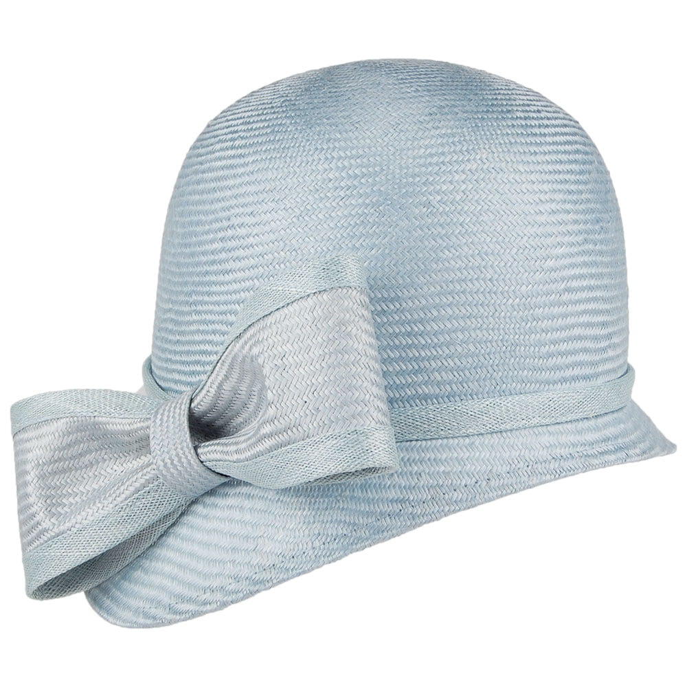 Chapeau Cloche avec Nœud Anna bleu clair WHITELEY
