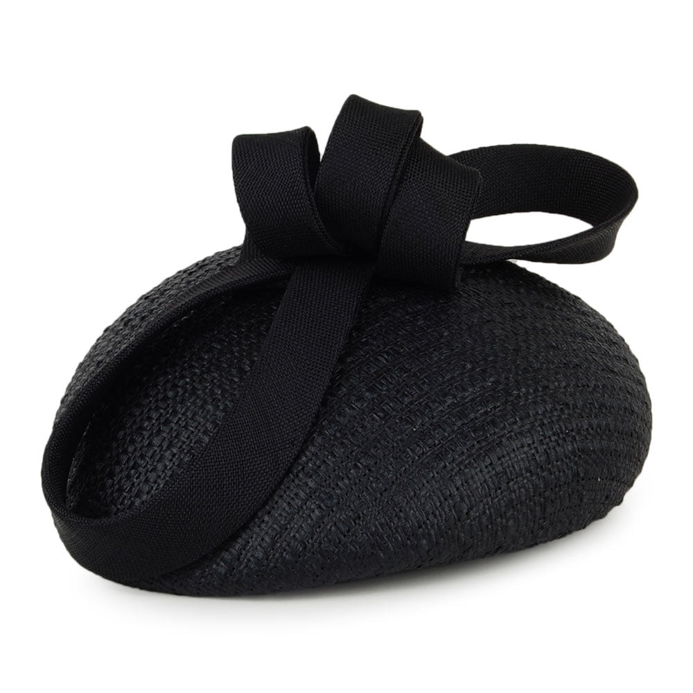 Chapeau Calot en Paille Freya noir WHITELEY