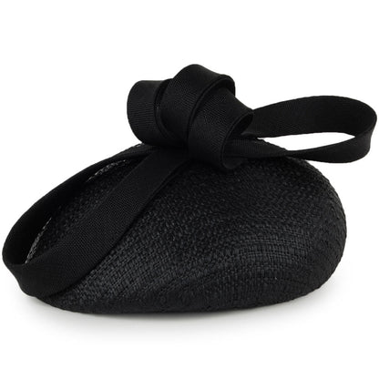 Chapeau Calot en Paille Freya noir WHITELEY