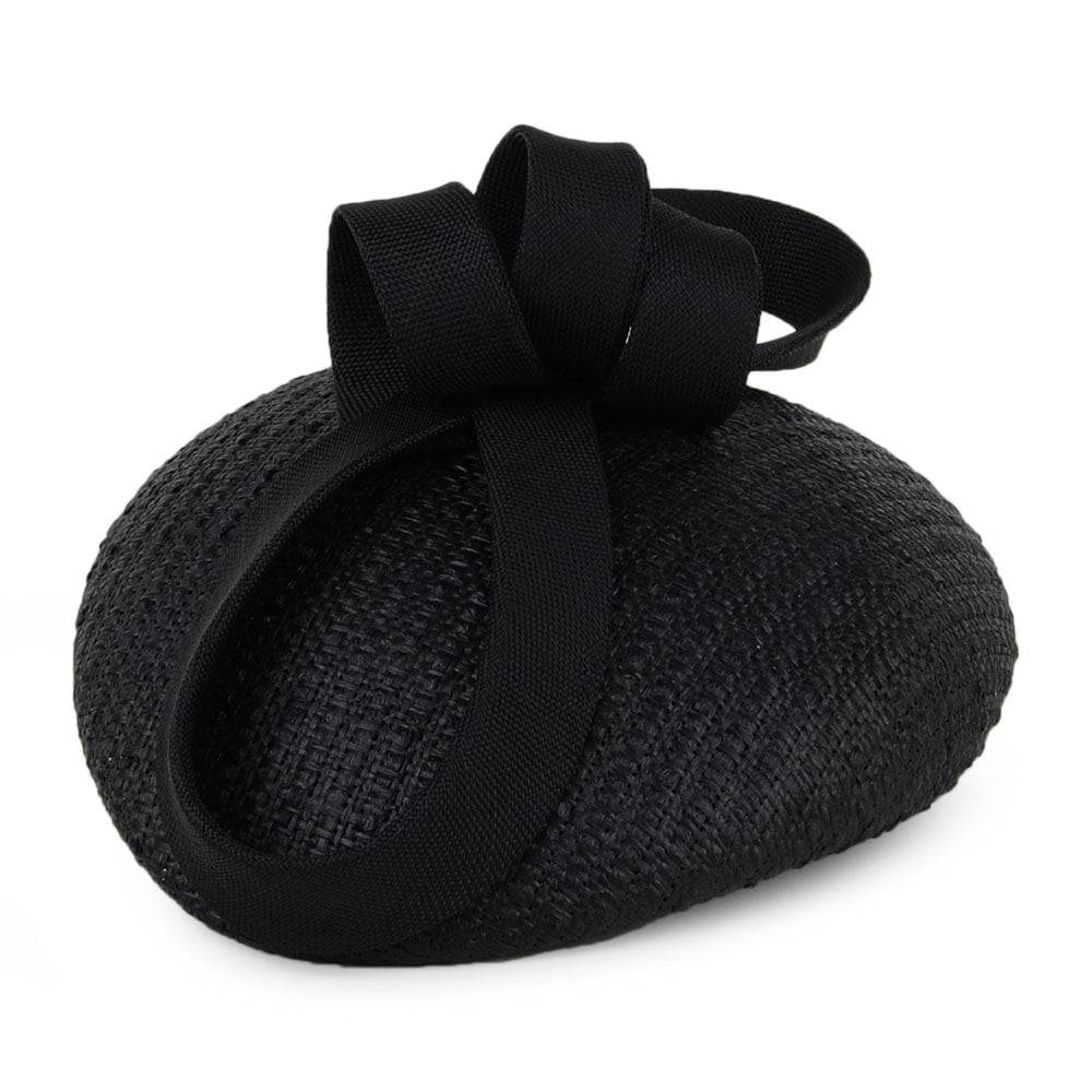 Chapeau Calot en Paille Freya noir WHITELEY