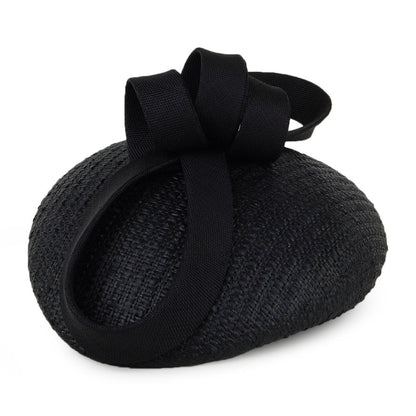 Chapeau Calot en Paille Freya noir WHITELEY