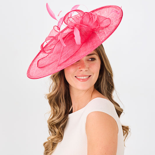 Chapeau Bibi Disque Felicity magenta FAILSWORTH