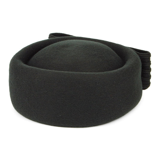 Chapeau Calot en Laine Jackie O Loop Bow forêt WHITELEY