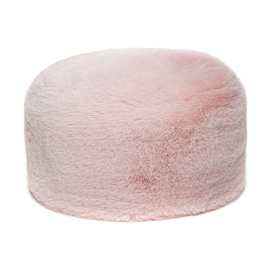Chapeau Calot Femme Hiver en Fausse Fourrure rose clair HELEN MOORE