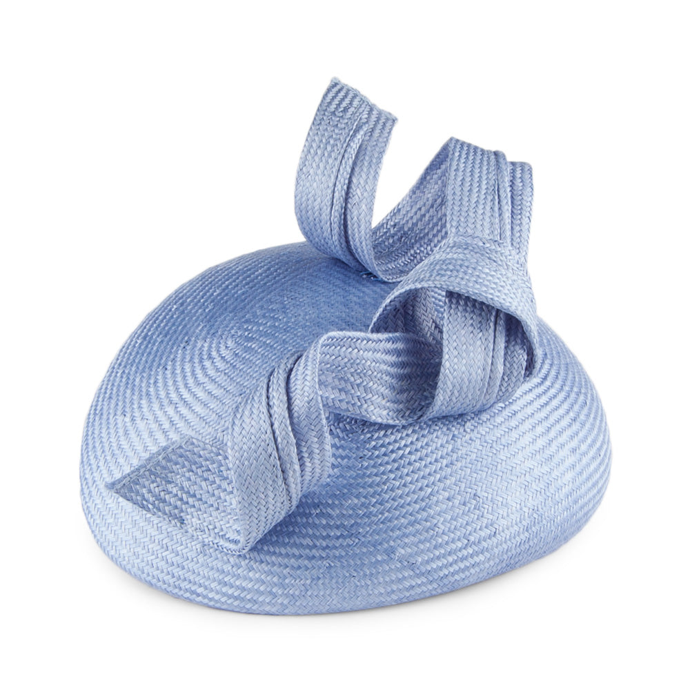 Chapeau Calot en Paille Duchesse De Cambridge bleu WHITELEY