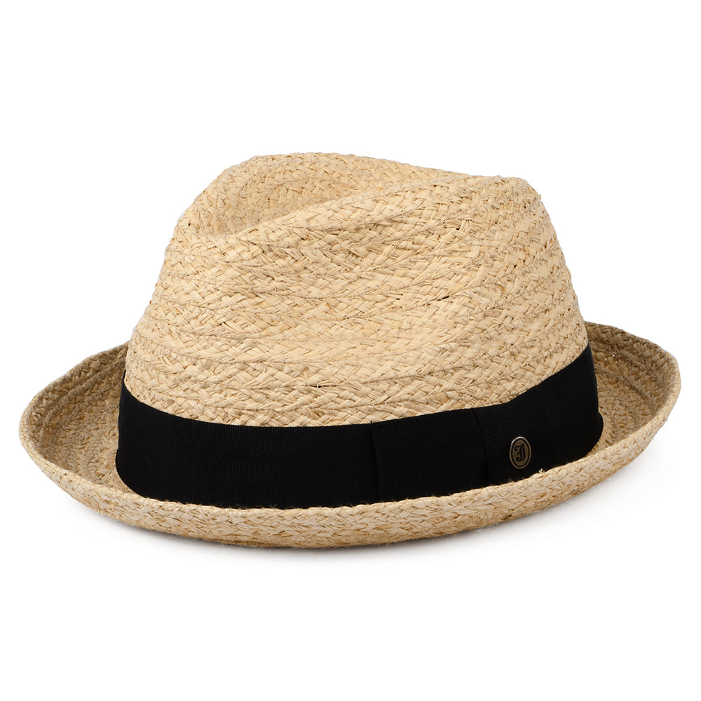 Chapeau Trilby en Raphia Saybrook naturel JAXON & JAMES