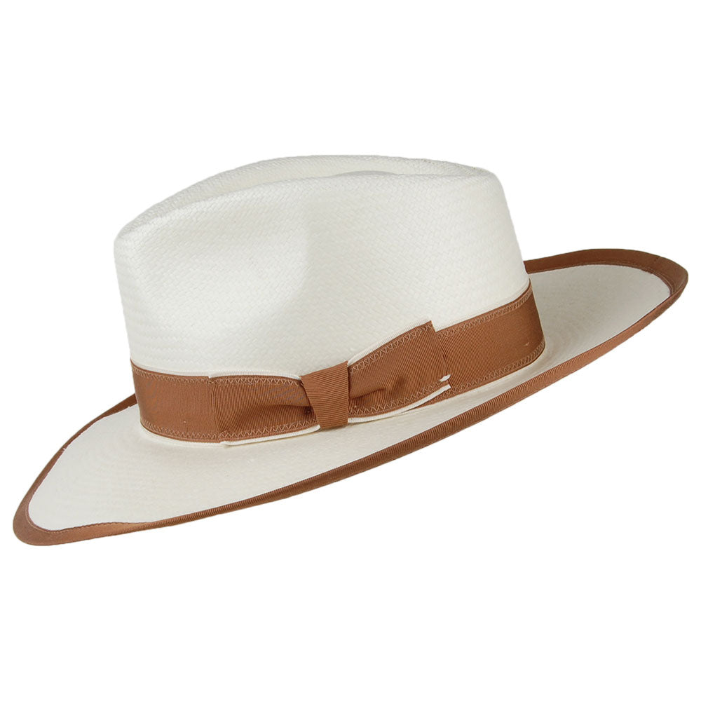 Chapeau Fedora Panama Wild Bill décoloré SIGNES