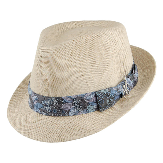 Chapeau Trilby en Paille Toyo Mate Essence naturel CARLOS SANTANA