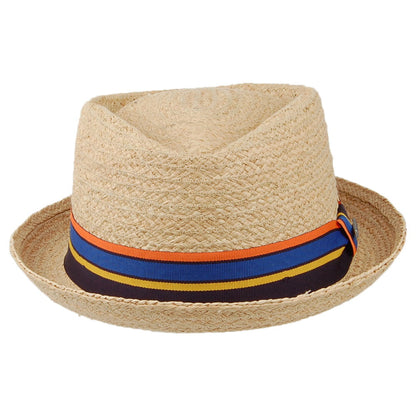 Chapeau Pork Pie Diamond Crown II en Raphia naturel STETSON