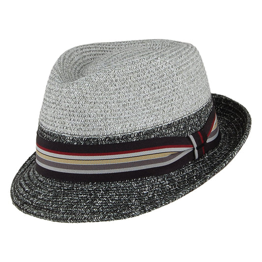 Chapeau Trilby Rokit Teardrop gris clair BAILEY