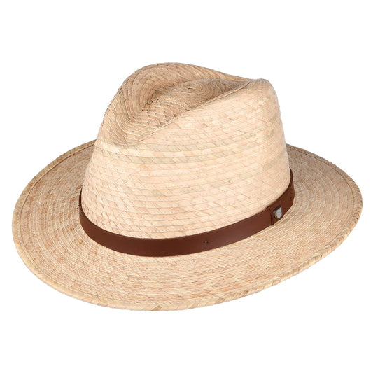 Chapeau Fedora en Paille Messer beige sable BRIXTON