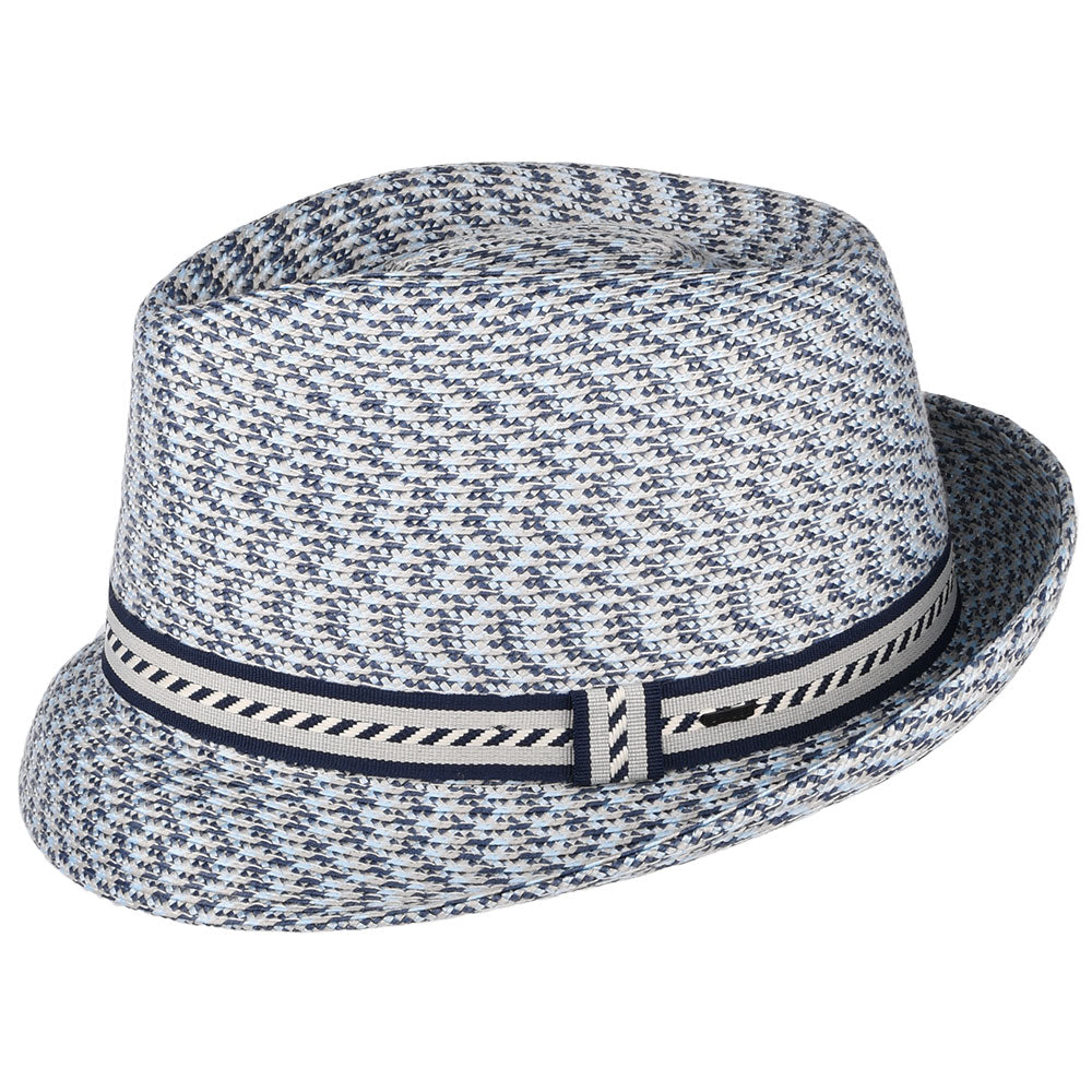 Chapeau Trilby Mannes bleu azur BAILEY