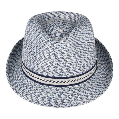 Chapeau Trilby Mannes bleu azur BAILEY