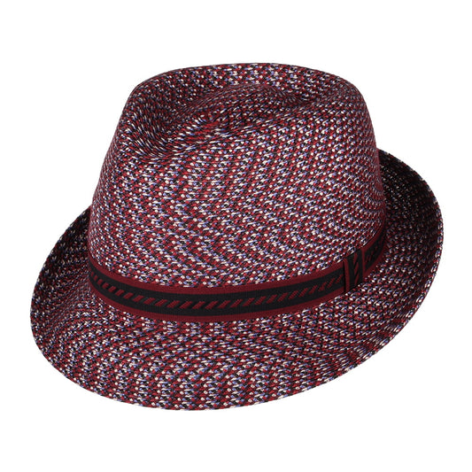 Chapeau Trilby Mannes rouge profond BAILEY