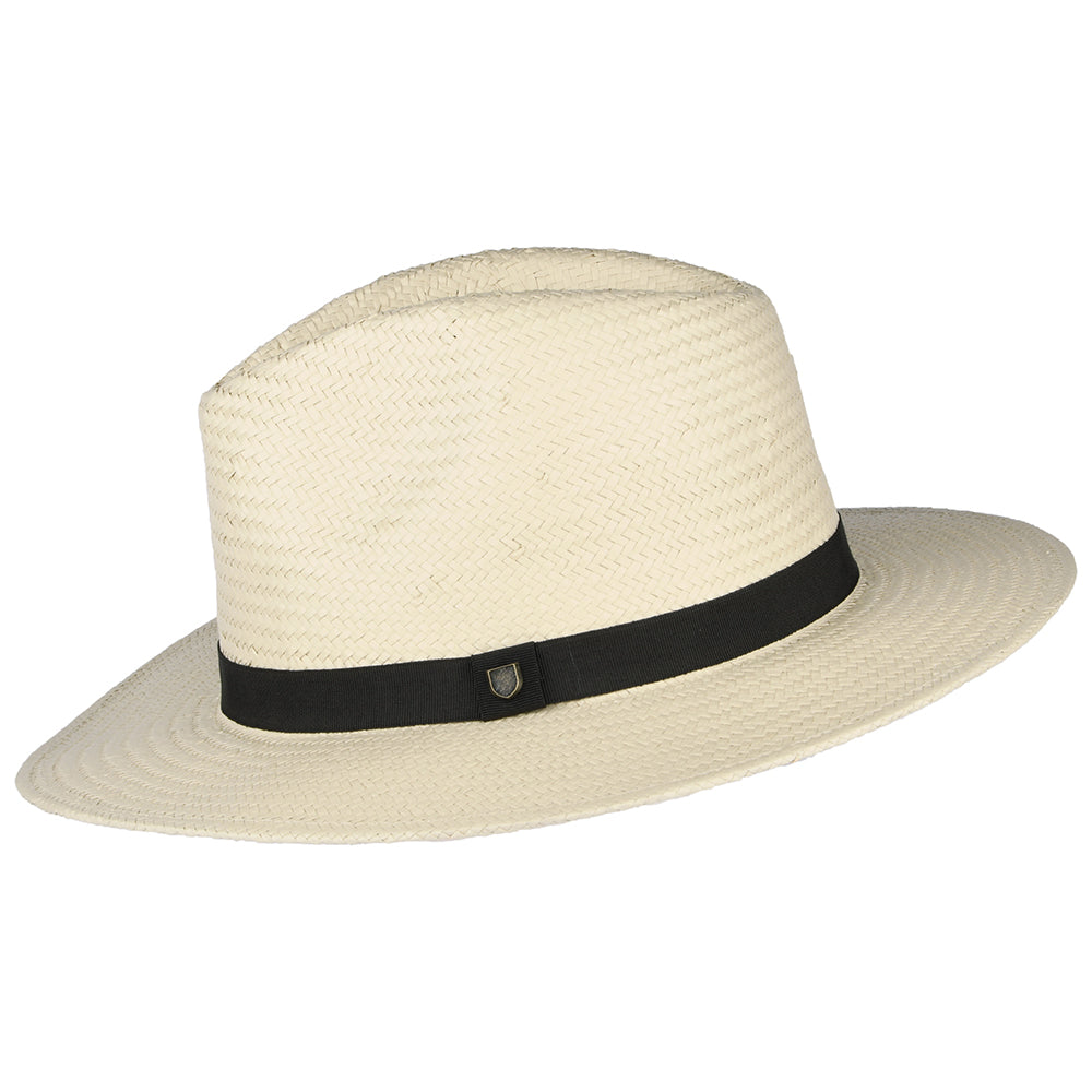 Chapeau Fedora en Paille Toyo naturel BRIXTON