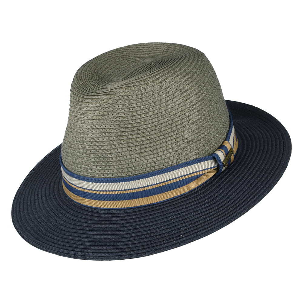 Chapeau Fedora Safari Traveller gris-bleu STETSON