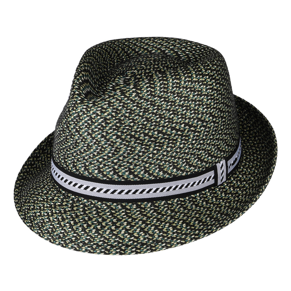 Chapeau Trilby Mannes noir-vert BAILEY