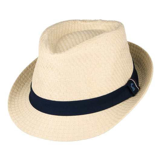 Chapeau Trilby en Paille Toyo Halstow sable JOULES
