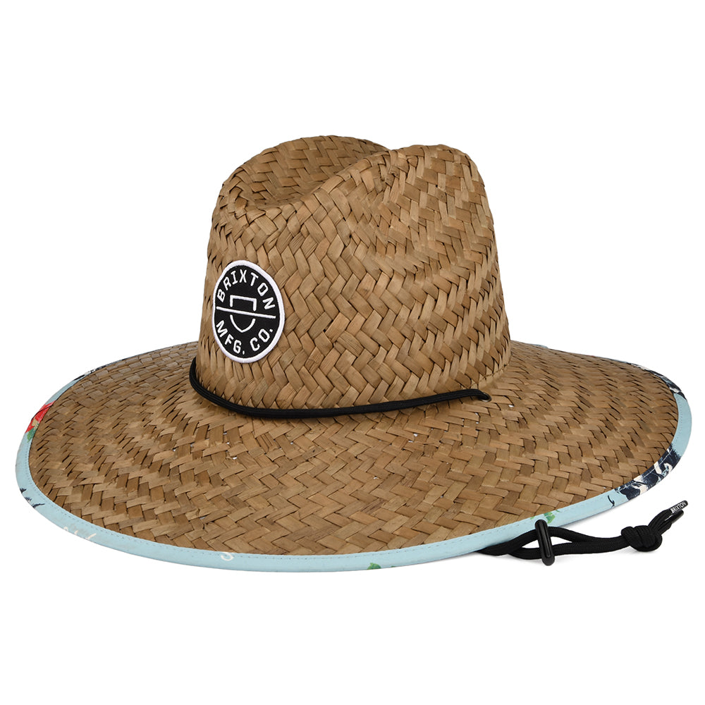 Chapeau Lifeguard en Paille Crest cuivre BRIXTON