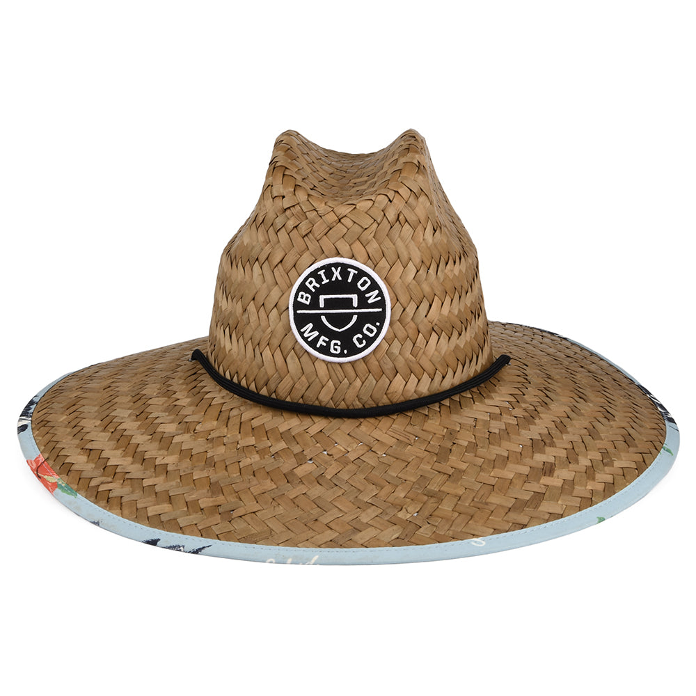 Chapeau Lifeguard en Paille Crest cuivre BRIXTON