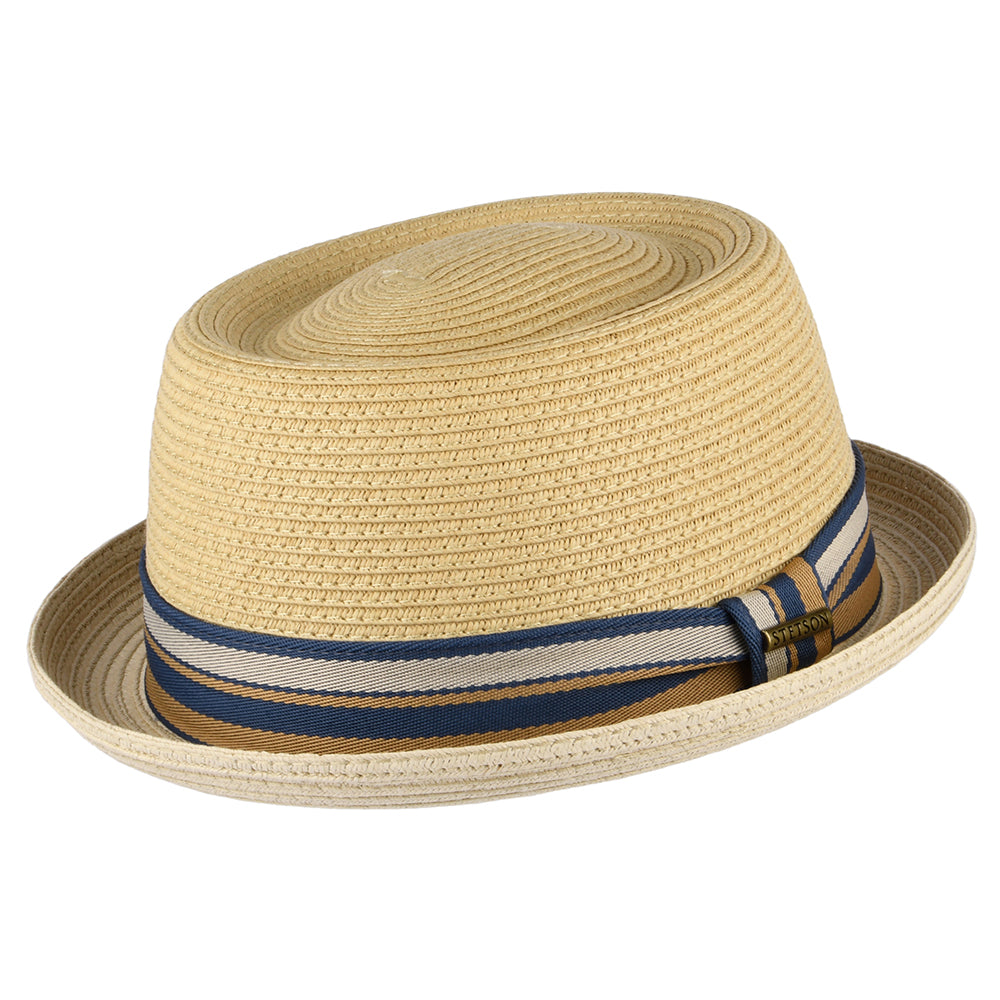 Chapeau Pork Pie en Paille Toyo naturel STETSON