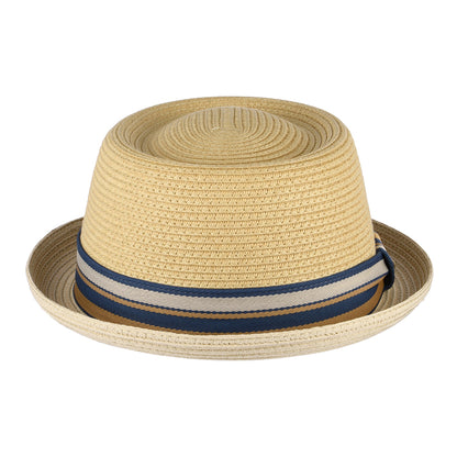Chapeau Pork Pie en Paille Toyo naturel STETSON