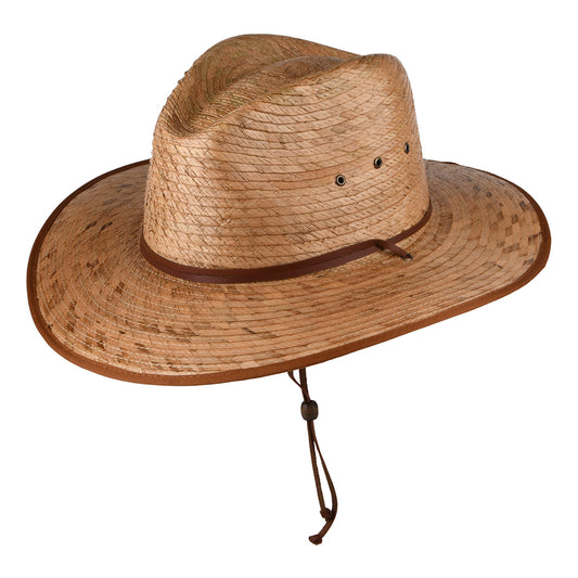 Chapeau Fedora en Paille Islander caramel SUNDAY AFTERNOONS