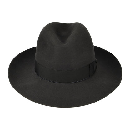 Chapeau Fedora en Fourrure Feutrée Avalon gris BORSALINO