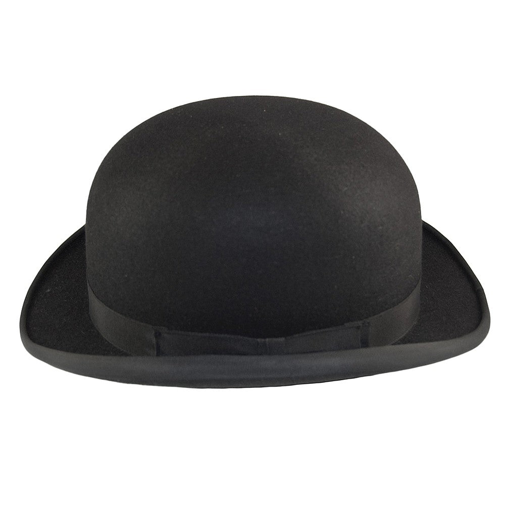 Chapeau Melon en Fourrure Feutrée noir CHRISTYS