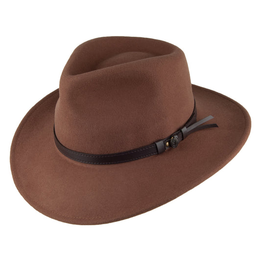 Chapeau Australien Déformable marron clair JAXON & JAMES