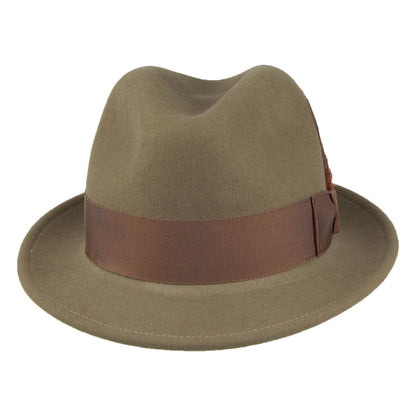 Chapeau Trilby Déformable Tino olive clair BAILEY