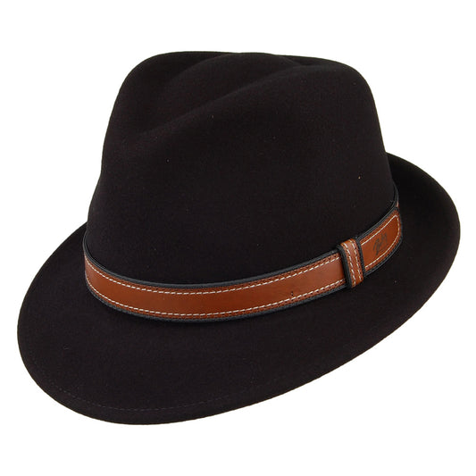 Chapeau Fedora LiteFelt Dodgson noir BAILEY