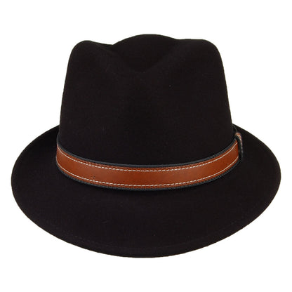 Chapeau Fedora LiteFelt Dodgson noir BAILEY